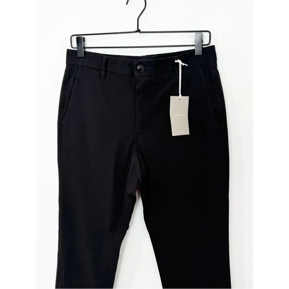 Everlane The Performance Slim Chino Uniform In Black NWT Size 30x32